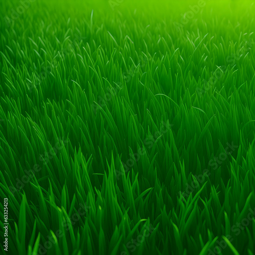 A tranquil, moonlit meadow of soft green grass 