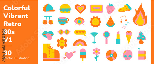 Colorful Vibrant Retro 80s 1