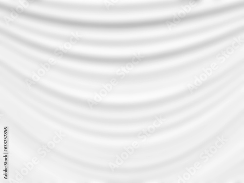 Abstract Soft focus curve fabric white pattern background.