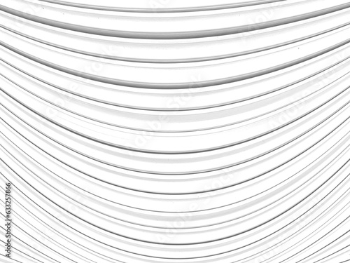 Abstract curves Lines on white background.
