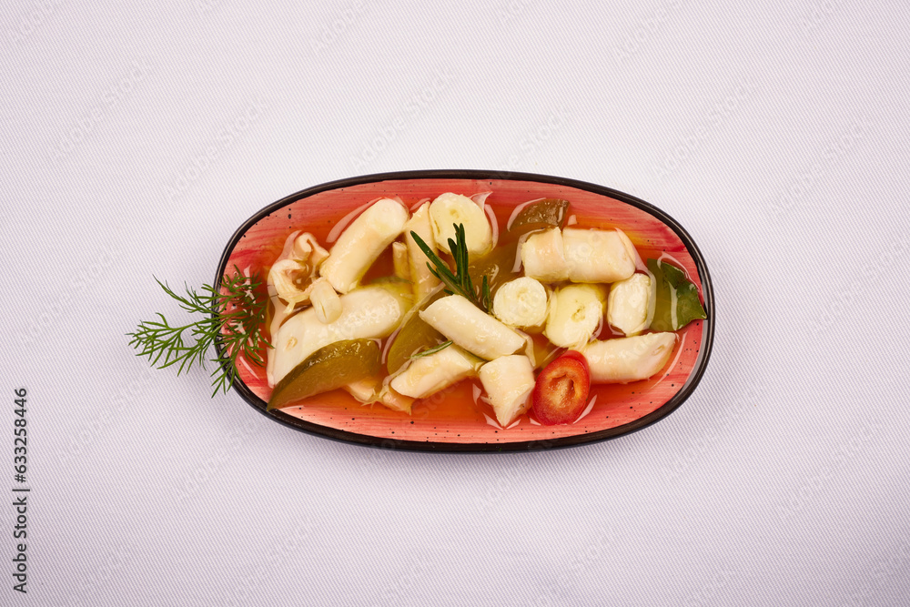 Mediterrenian vegetable and meat collation on an isolated white background. Mediterrenian vegetable and meat collation on an isolated white background.