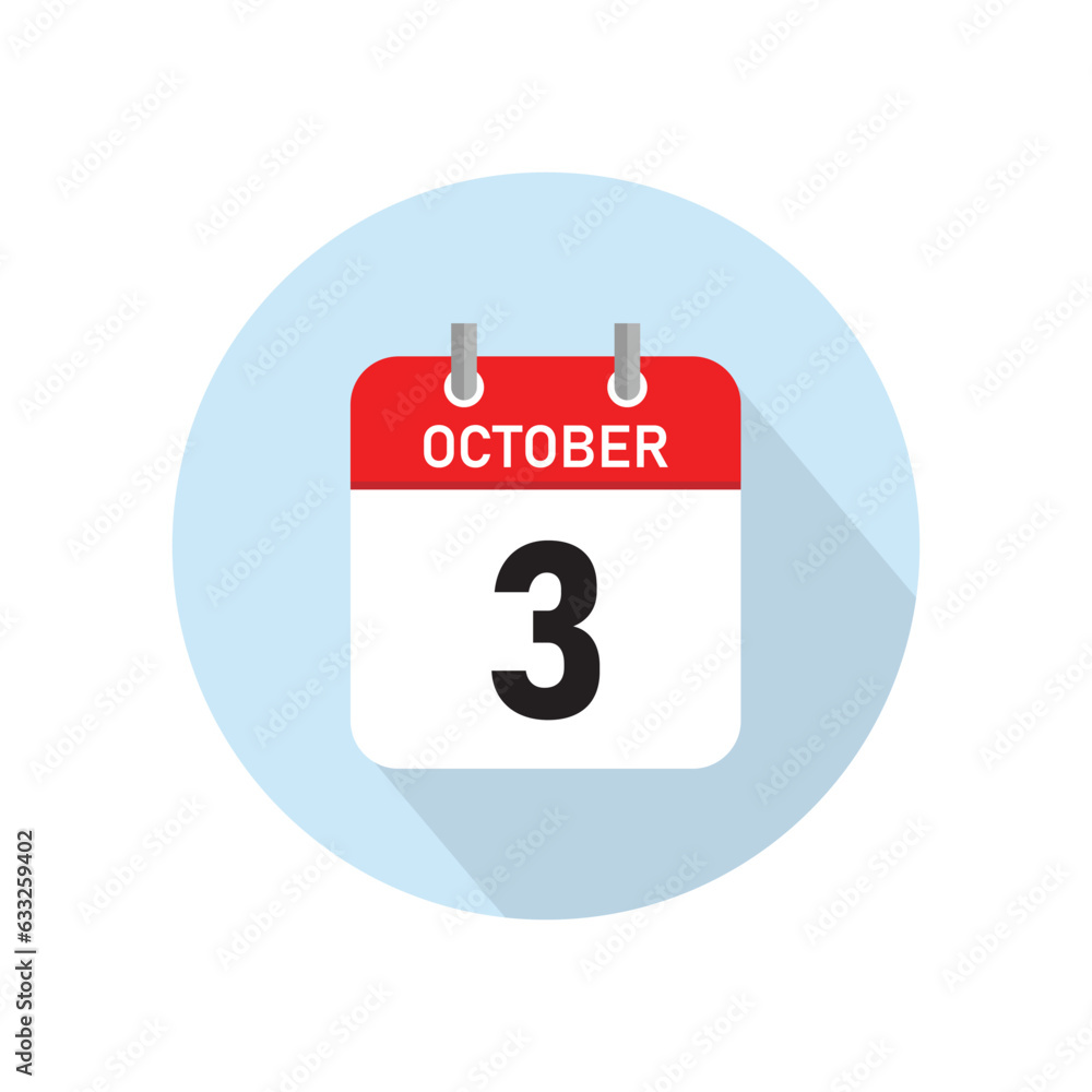 October 3 Concept Design. Vector Illustration. October 3 Concept Design. Vector Illustration.