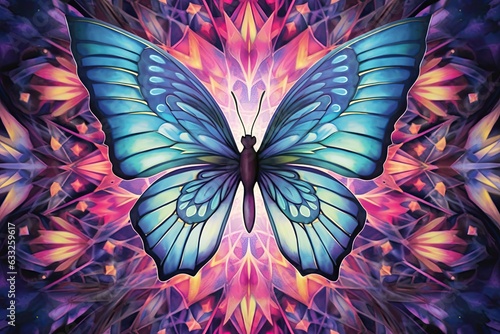 Graceful Butterfly Ballet  A Kaleidoscope of Pastel-Toned Wings Delicately Drawn  generative AI