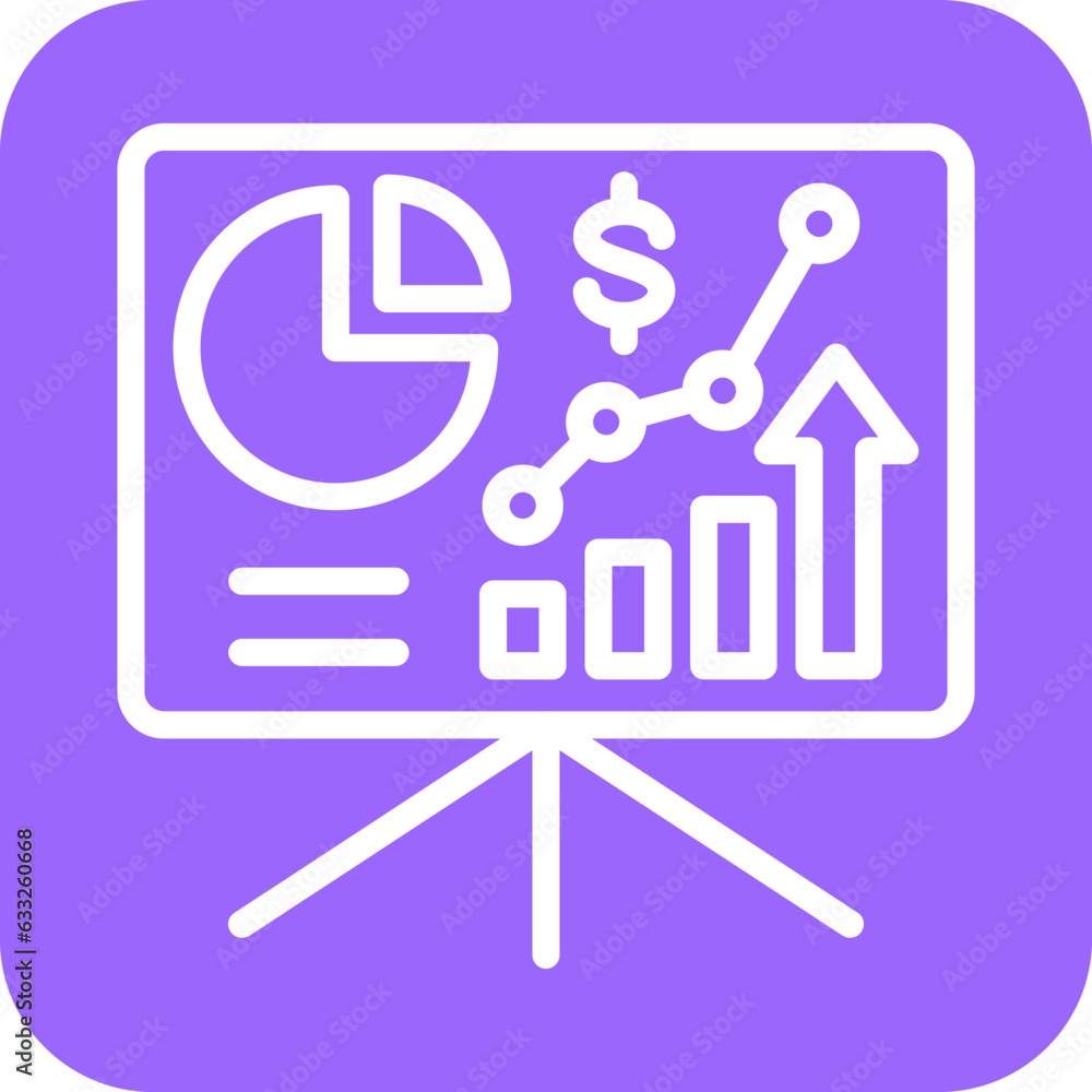 Vector Design Presentation Icon Style
