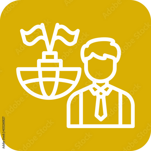 Vector Design Diplomat Icon Style