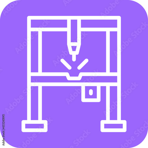 Vector Design Plasma Laser Icon Style