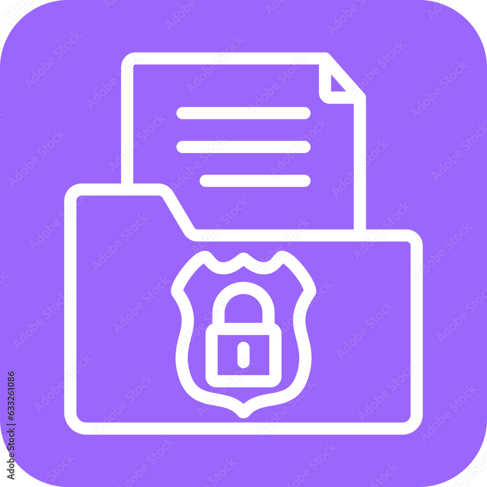 Vector Design Confidential Icon Style Vector Design Confidential Icon Style