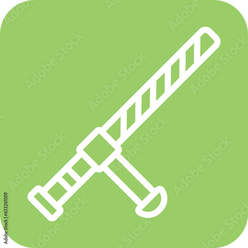 Vector Design Baton Icon Style