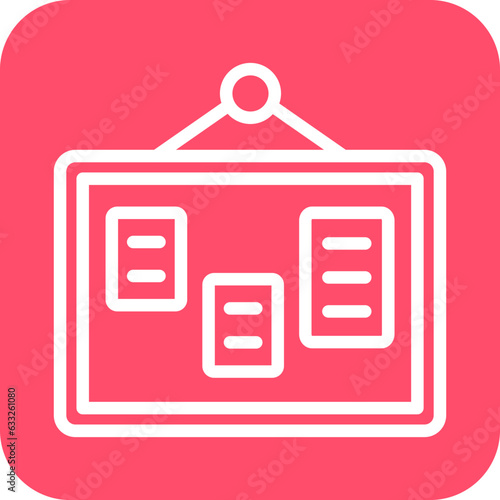 Vector Design Pinboard Icon Style