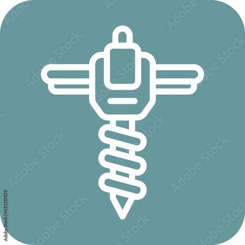 Vector Design Drain Auger Icon Style