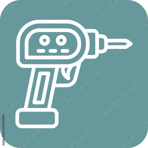 Vector Design Drill Icon Style