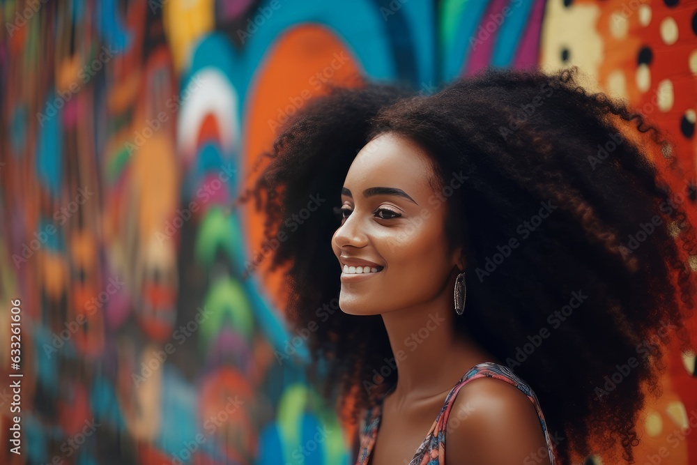 Afro american woman. Generate Ai Afro american woman. Generate Ai