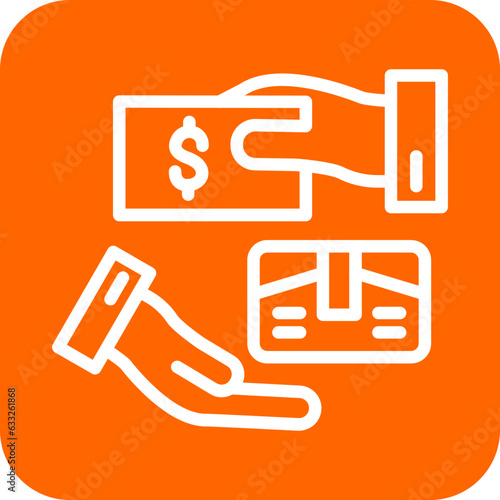 Vector Design Pay Upon Delivery Icon Style