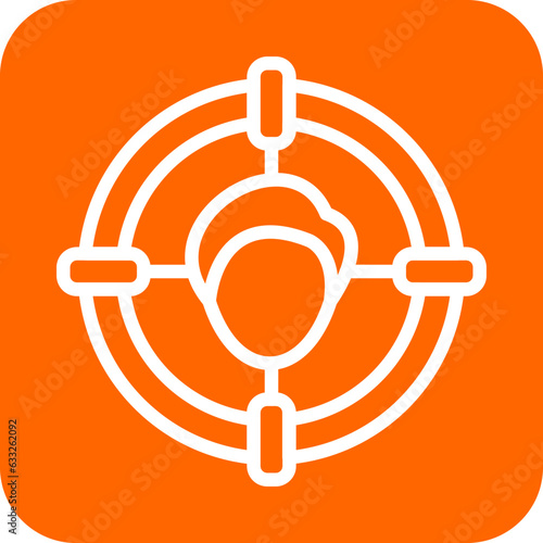 Vector Design Headhunting Icon Style