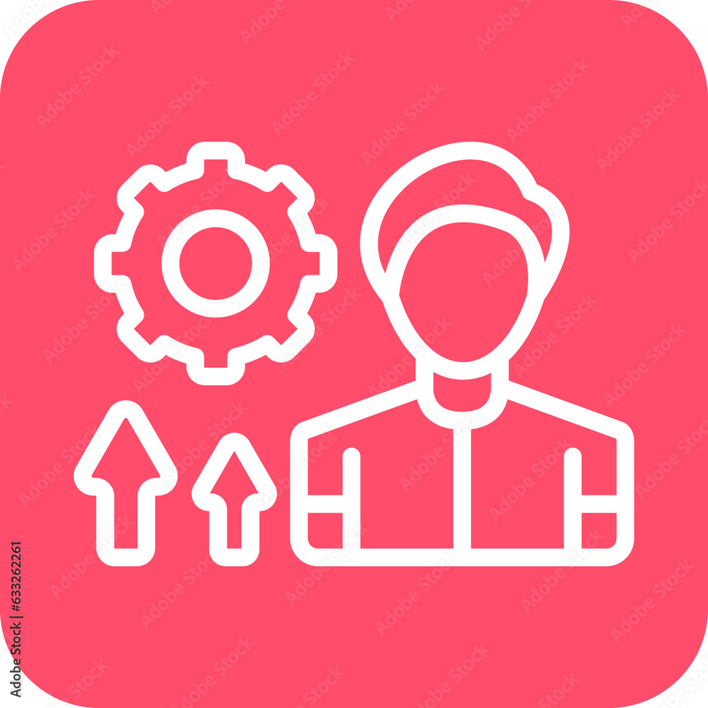 Vector Design Persona Development Icon Style Vector Design Persona Development Icon Style