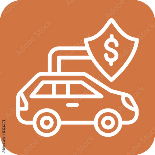 Vector Design Car Insurance Icon Style