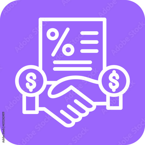 Vector Design Down Payment Icon Style