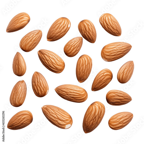 Wallpaper Mural  Almonds isolated on transparent background  Torontodigital.ca