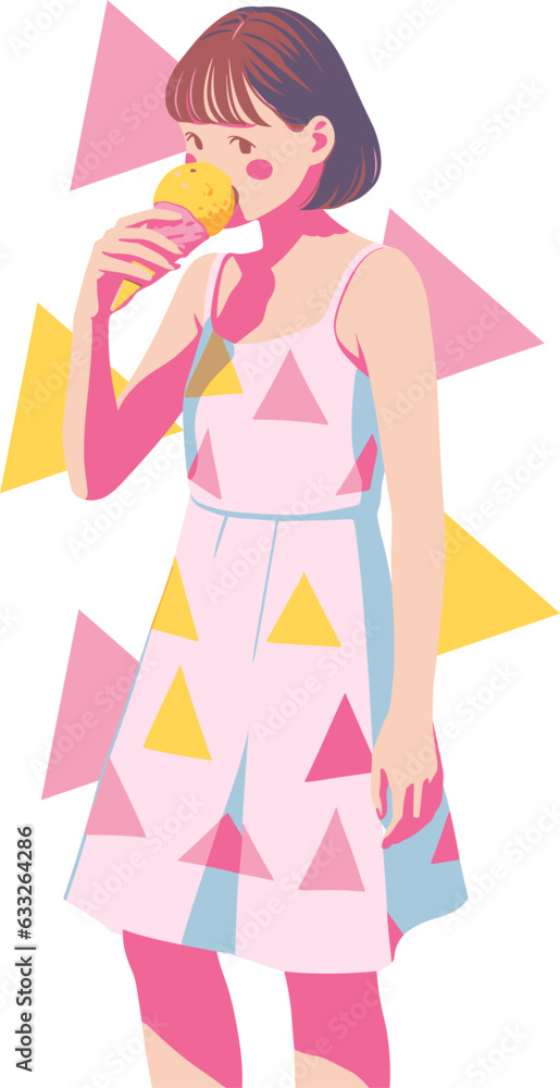 A portrait of a girl enjoying ice cream, drawn in anime style. Her expressive eyes and joyful smile capture a moment of delight, reflecting a youthful charm and innocence that's appealing and fun. A portrait of a girl enjoying ice cream, drawn in anime style. Her expressive eyes and joyful smile capture a moment of delight, reflecting a youthful charm and innocence that's appealing and fun.