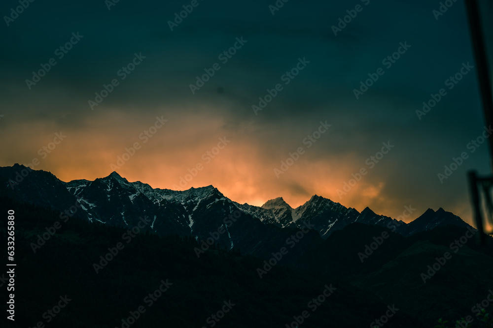 Obraz premium Epics lanscapes of Himachal Pradesh India