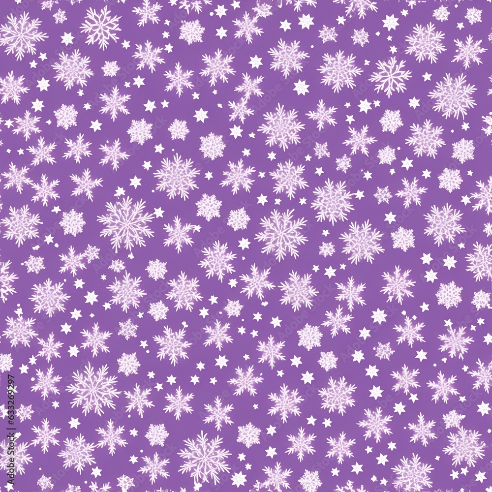Background with snowflakes – Card for winter season – Generative AI