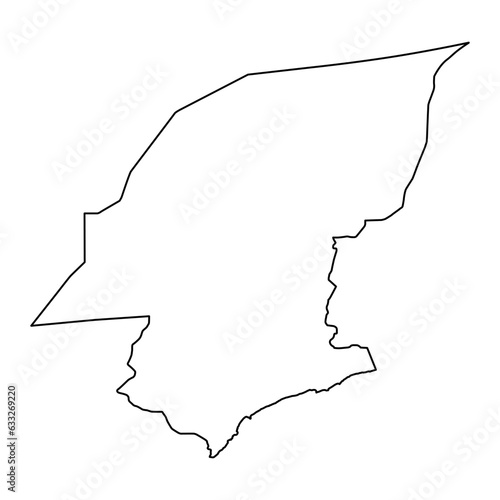 Hadhramaut governorate, administrative division of the country of Yemen. Vector illustration. photo