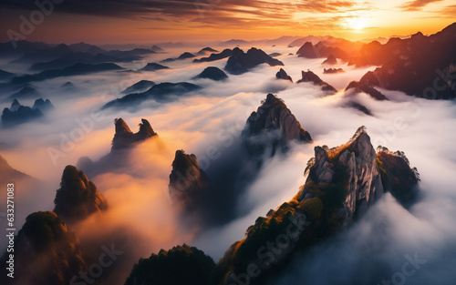 Góry pokryte mgłą © MS