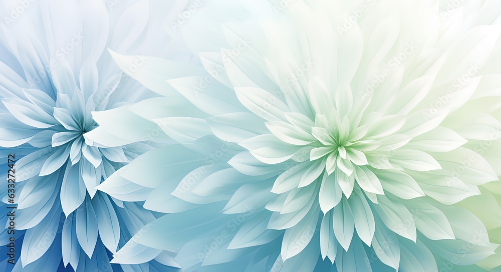 Chrysanthemum in soft blue hues gradients, fantasy winter blossom for a beautiful winter card with lines. Delicate, smooth bloom, petals. Closeup of beautiful flower. Chrysanthemum in soft blue hues gradients, fantasy winter blossom for a beautiful winter card with lines. Delicate, smooth bloom, petals. Closeup of beautiful flower.