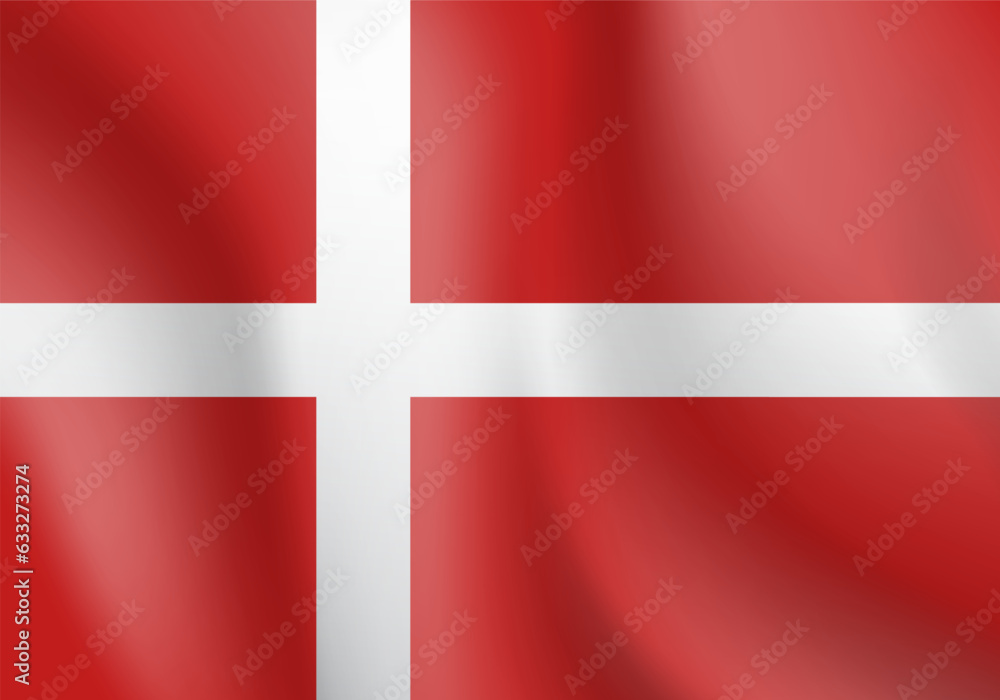 National flag of Denmark. Vector illustration. National flag of Denmark. Vector illustration.