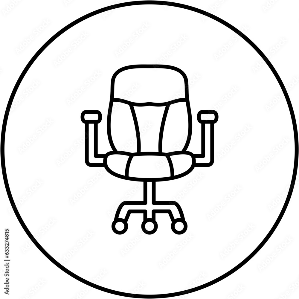 Office Chair Icon Office Chair Icon