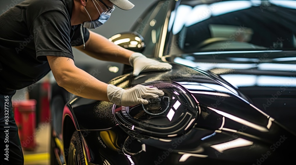 Car's wheels to ensure precise wheel alignment, a vital procedure that