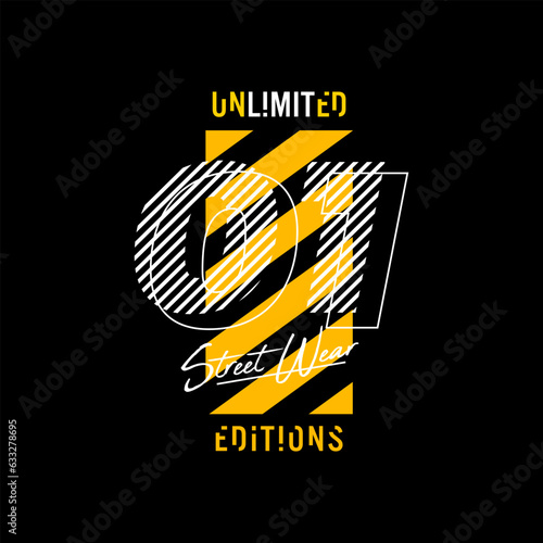 unlimited editions, t shirt design graphic vector.
