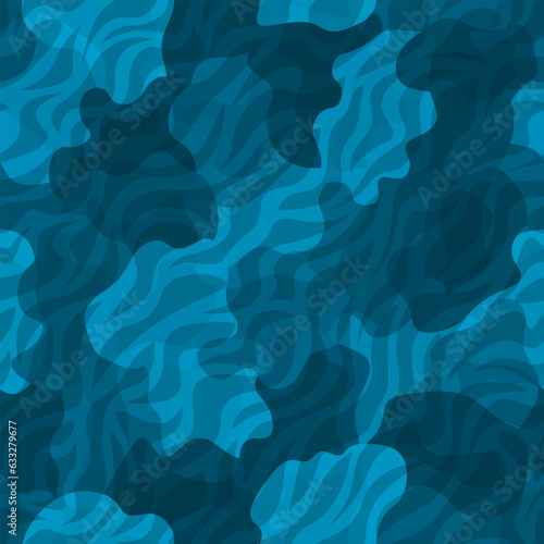 Camouflage pattern background. Classic clothing style masking camo repeat print