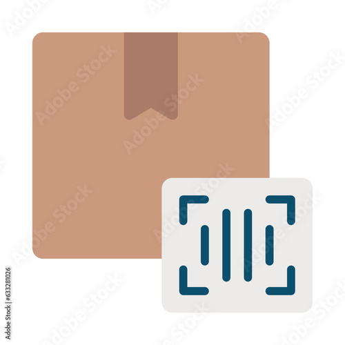 barcode product flat design icon