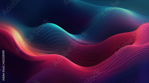 vector abstract wave of waves
