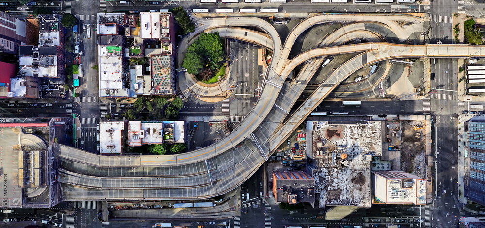 Photography on the environmental impact on Nature and the United States landscape of human presence, from the air, ecological photography,