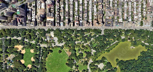 Photography on the environmental impact on Nature and the United States landscape of human presence, from the air, ecological photography,