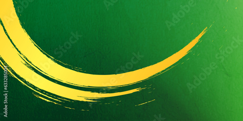 金と緑のグラデーション背景　和紙の背景