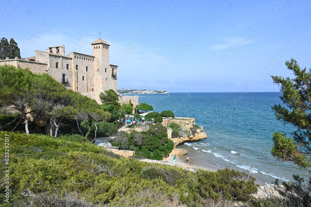 Espagne Catalogne Chateau Tamarit mer eau vacances