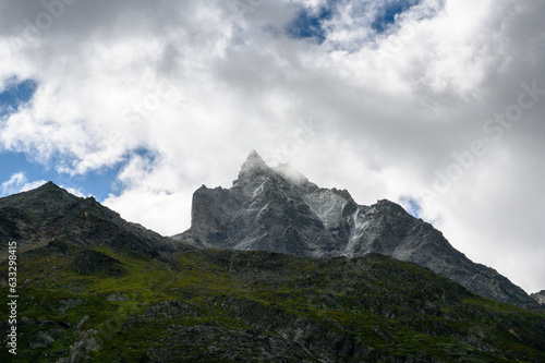 peak of Le Besso in Val d'Anniviers, Valais