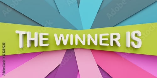 Fototapete The winner is