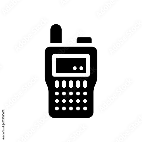 walkie talkie glyph icon