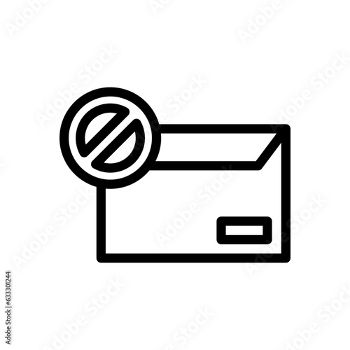 failed message line icon