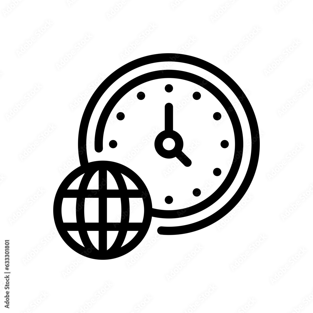 worldwide line icon worldwide line icon
