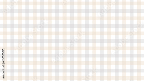 Light beige and grey plaid fabric texture as a background