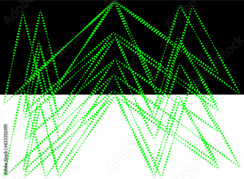 abstract background with green lines