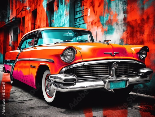 Color Splash Old Car - Retro © Tim Kerkmann