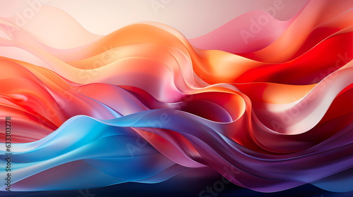 abstract background with smooth gradients and soft waves, creating a sense of movement and dynamism