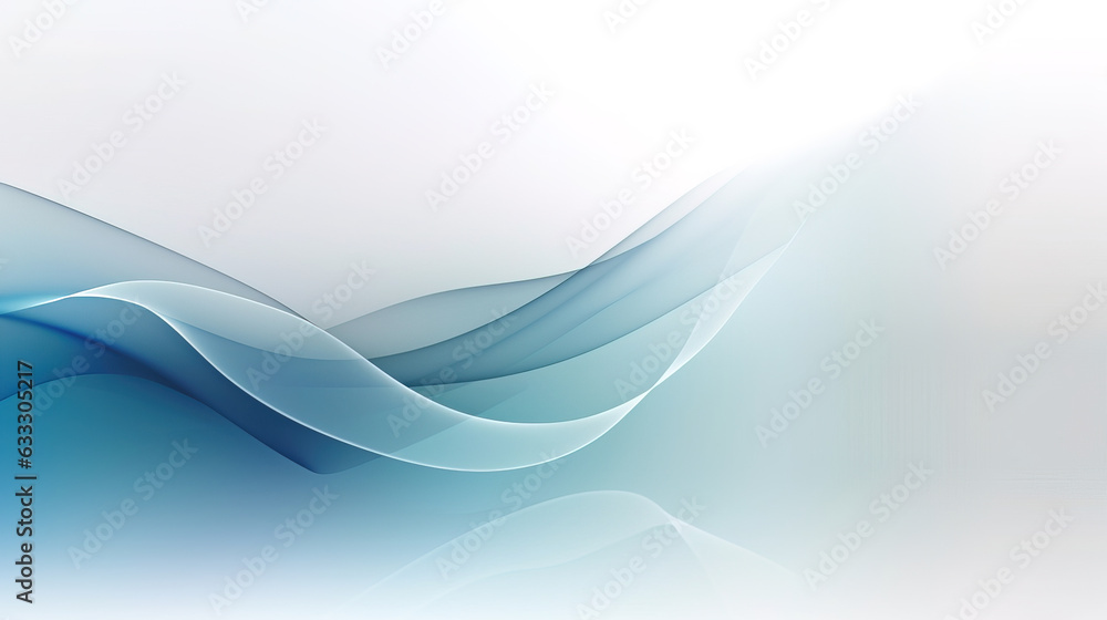 Obraz premium abstract blue wave background