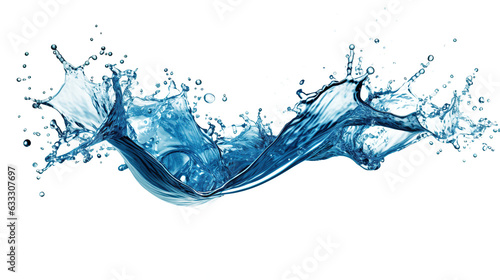 water splash element transparent background